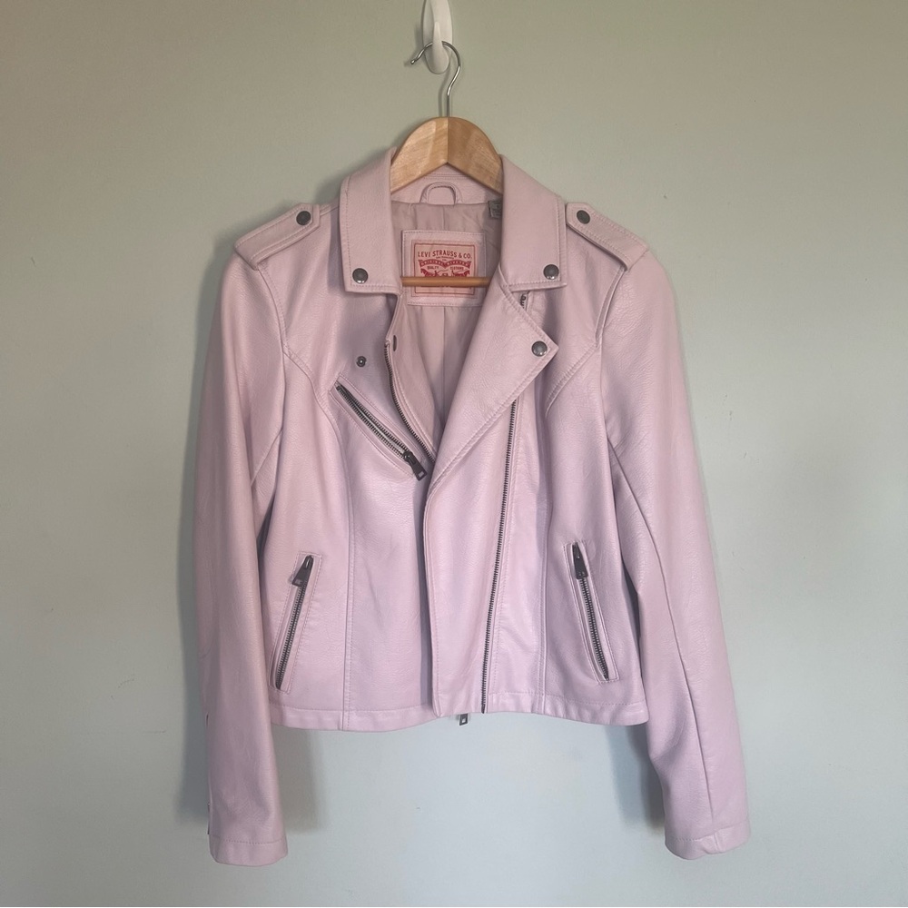 Pink Moto jacket.